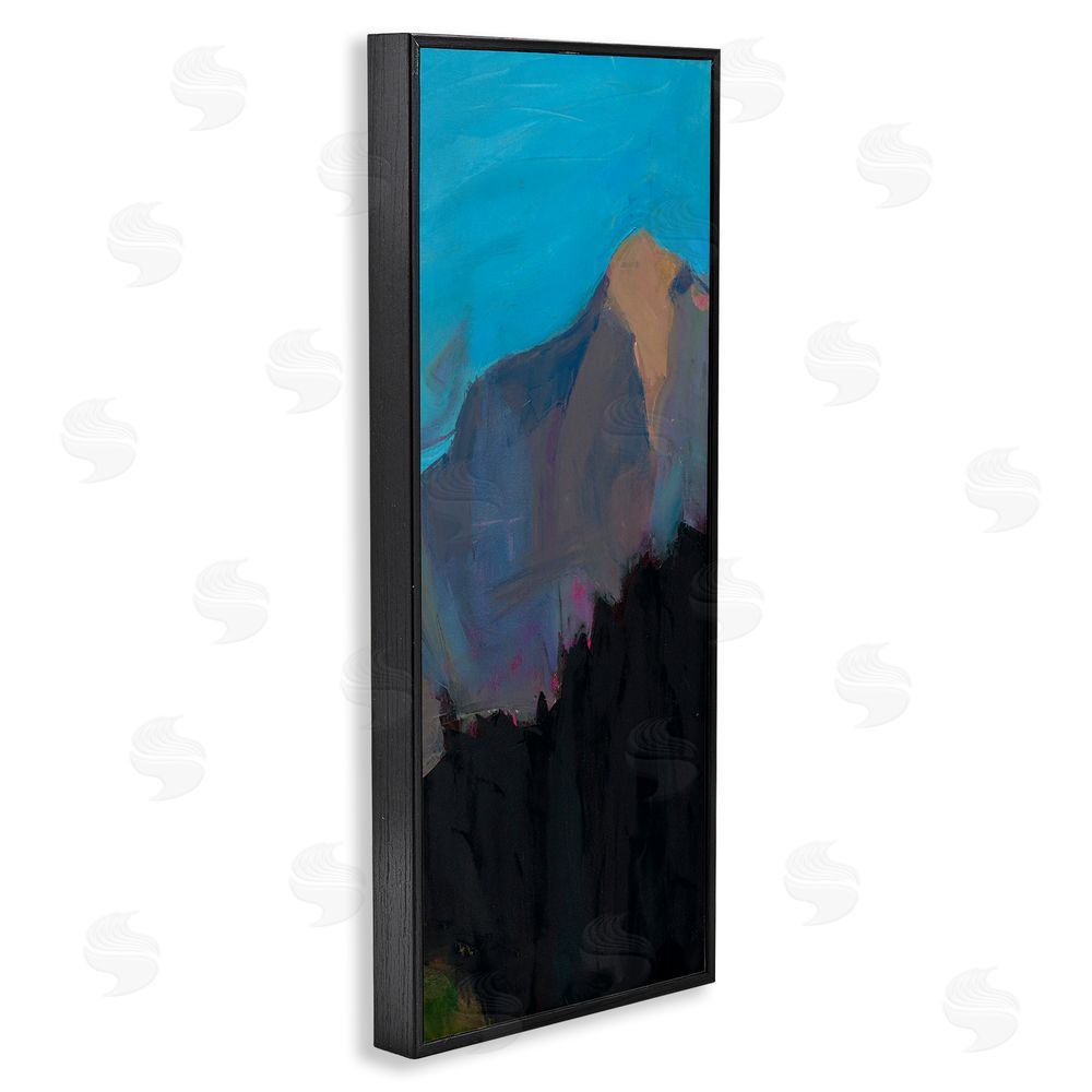 Julie Denise Serene Summit Expression Black Framed Giclee Wall Art Print