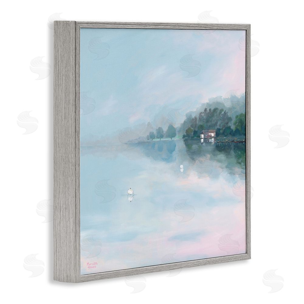 Meredith Howse Morning at Lake Windermere Gray Framed Giclee Wall Art Print