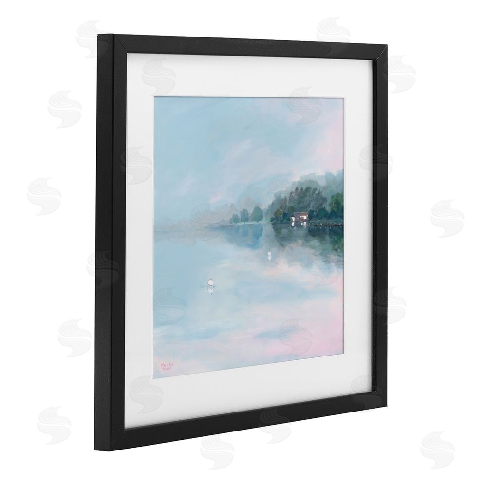 Meredith Howse Morning at Lake Windermere Black Framed Print Under Glass Wall Art