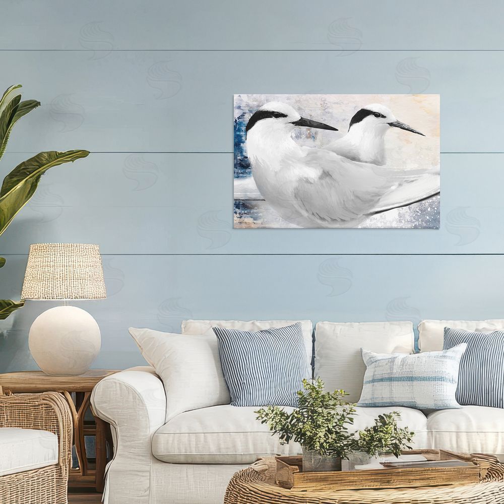 Porter Hastings Black Naped Tern Stretched Canvas Wall Art in Room