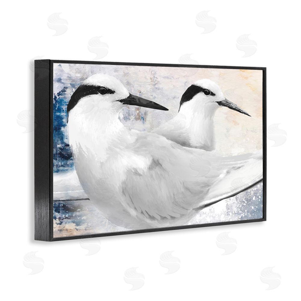 Porter Hastings Black Naped Tern Black Framed Giclee Wall Art Print