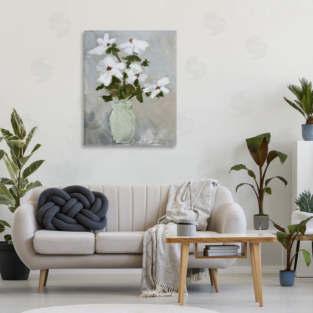 Chloe Elliot Cosmos Flowers Serene Rustic Vase 