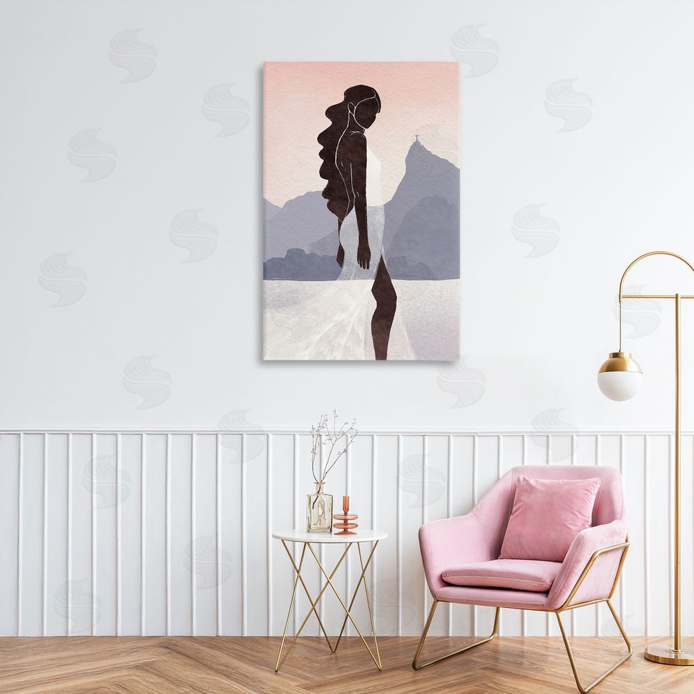 Yuyu Pont Garota Silhouette Portrait 
