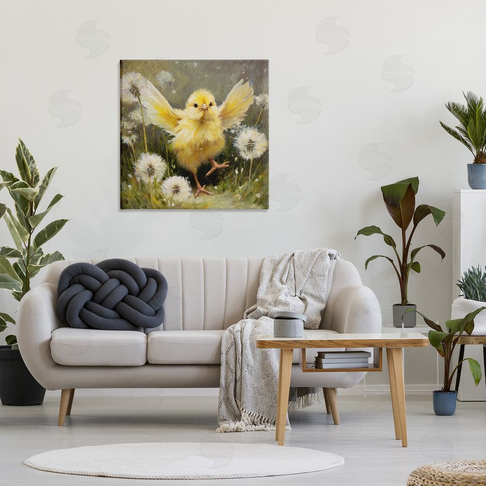 Tina LeCour Free As A Peep Stretched Canvas Wall Art in Room