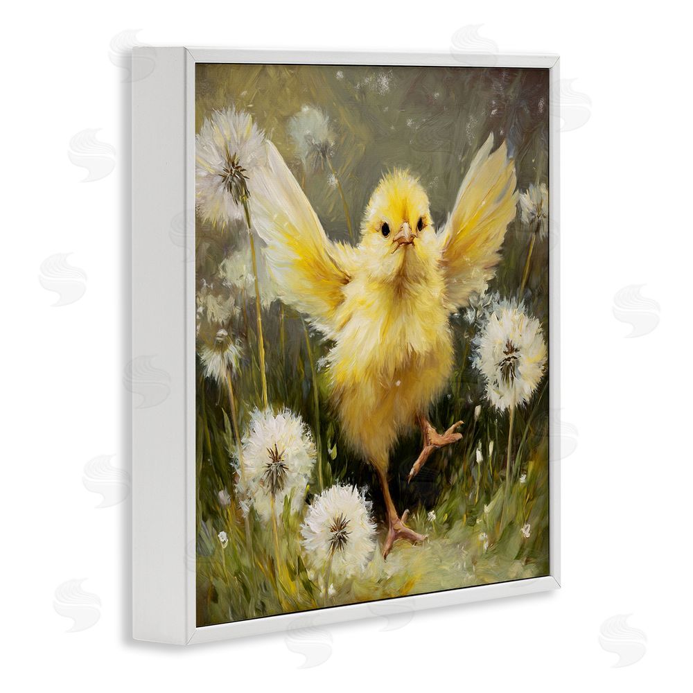 Tina LeCour Free As A Peep White Framed Giclee Wall Art Print