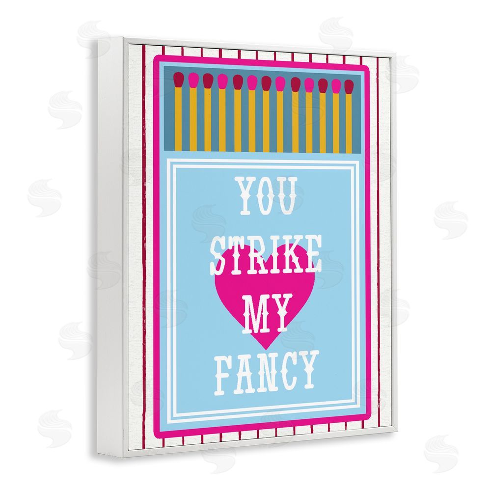 Lil' Rue You Strike My Fancy White Framed Giclee Wall Art Print