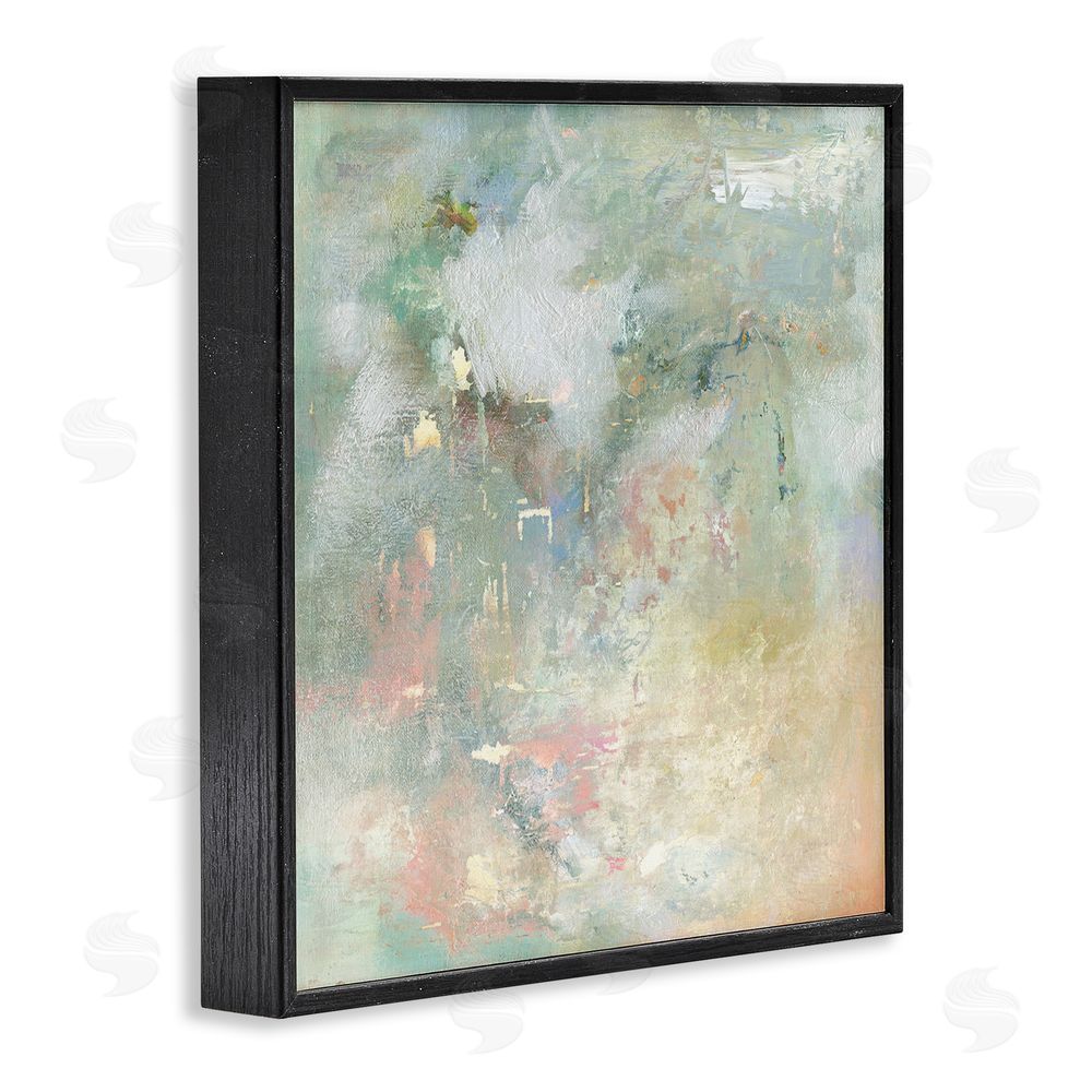 Carol Robinson Ethereal Brushstroke Harmony Black Framed Giclee Wall Art Print