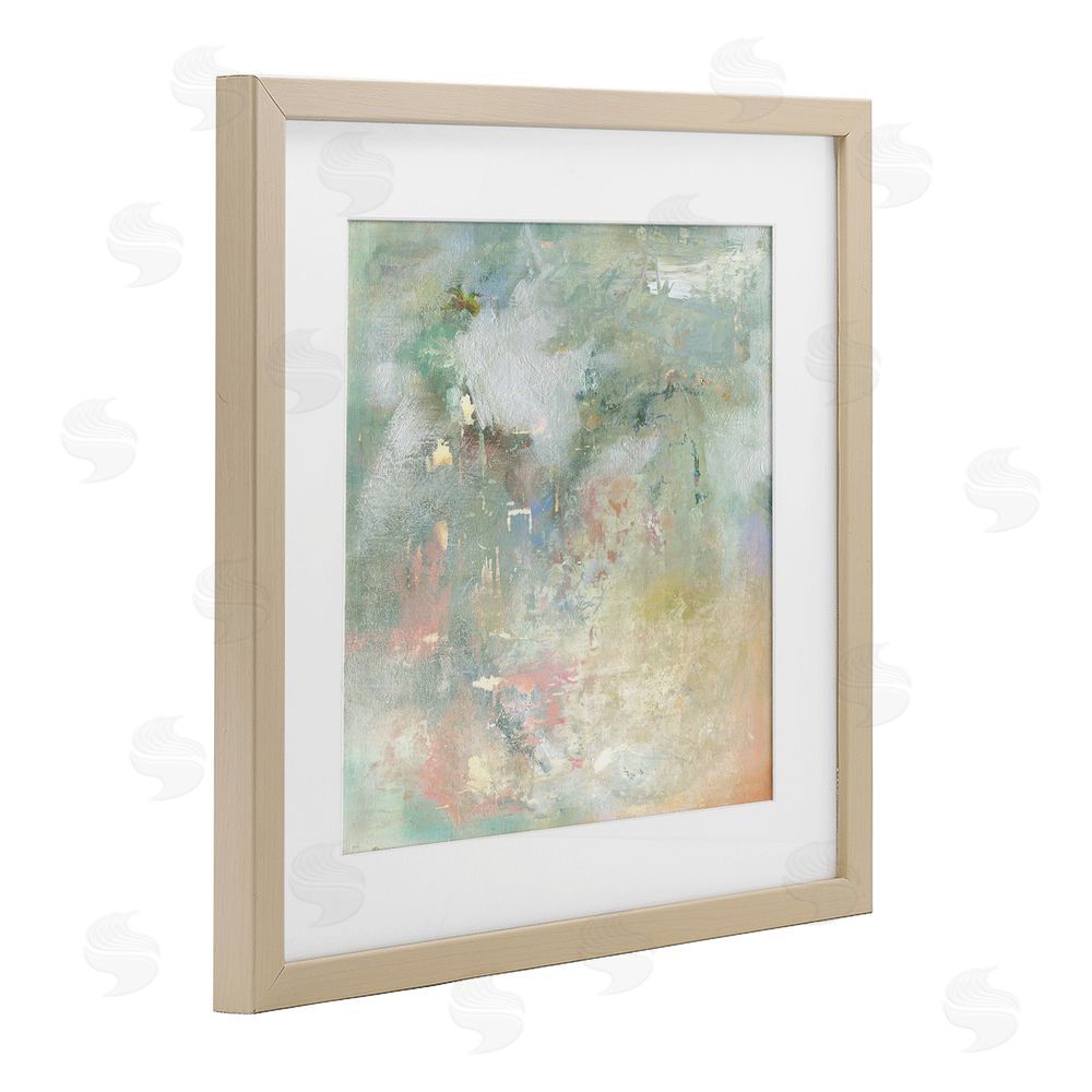 Carol Robinson Ethereal Brushstroke Harmony Brown Framed Print Under Glass Wall Art