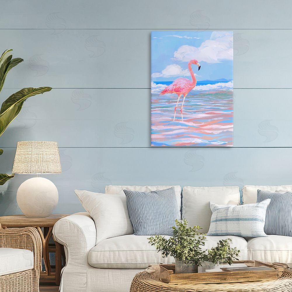 Ziwei Li Reflective Shore Flamingo Stance
