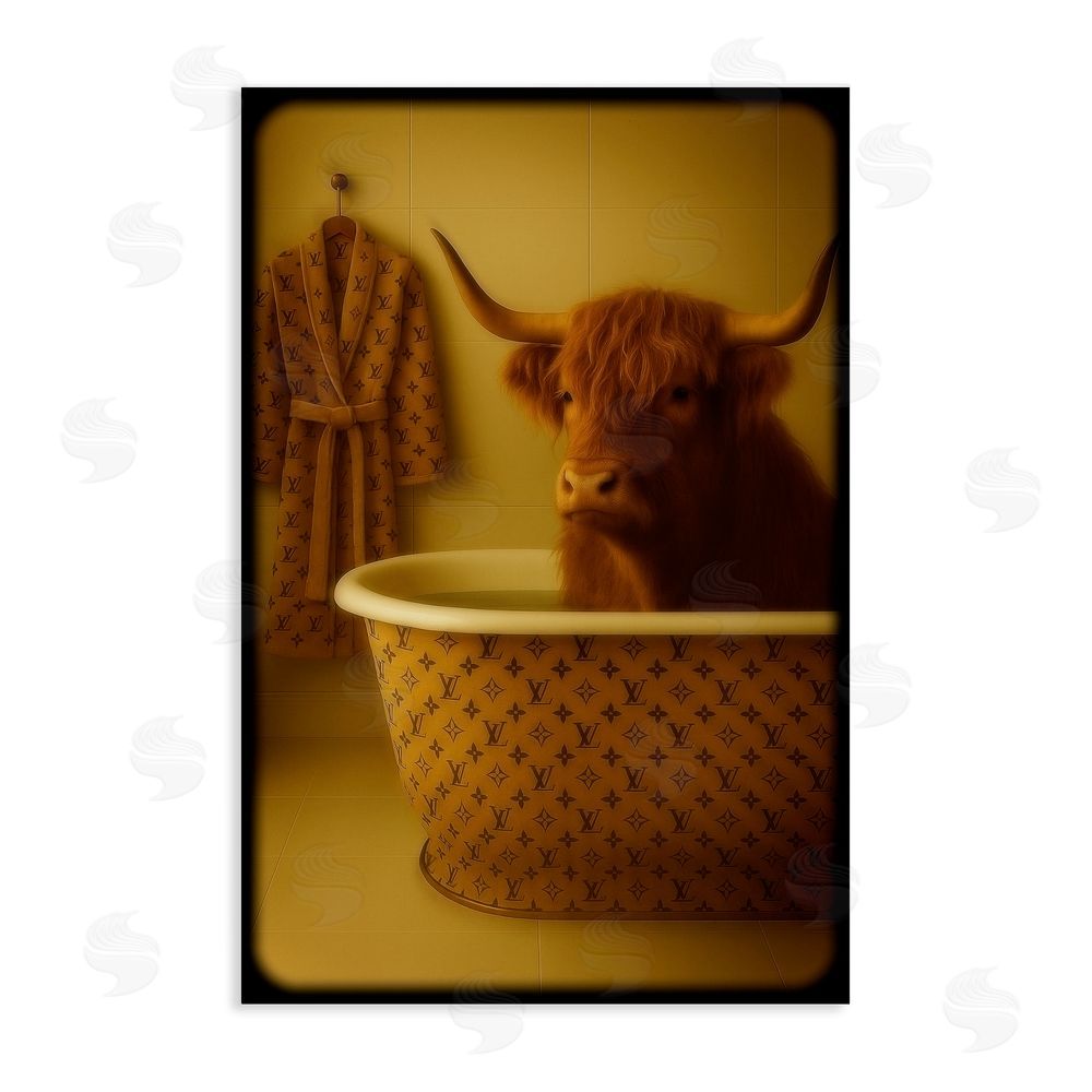 Grotto Studios Couture Highland in Luxury Tub Stretched Canvas Wall Art