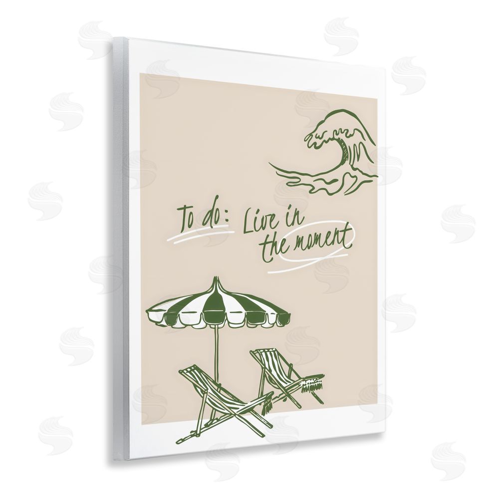 The Prints Vibe To Do: Live In The Moment Wall Plaque Printed Art