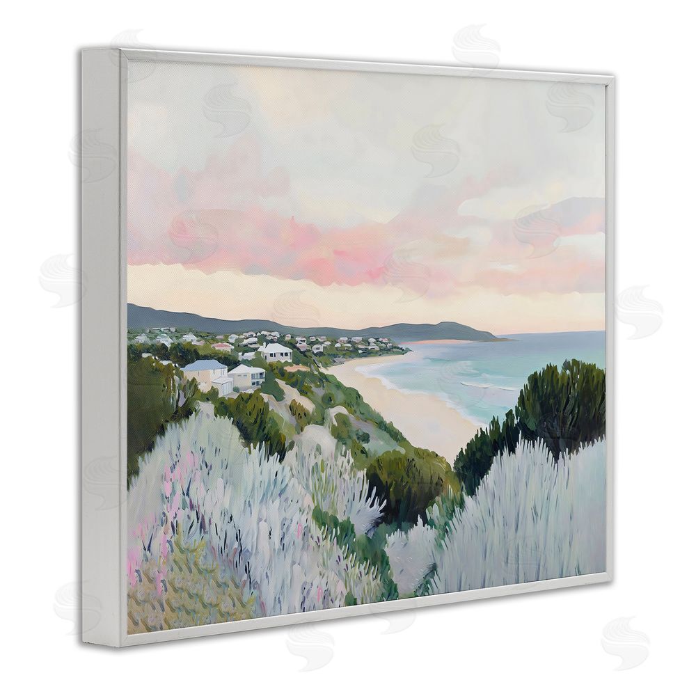 The Prints Vibe Cape Cod Evening Light White Framed Giclee Wall Art Print