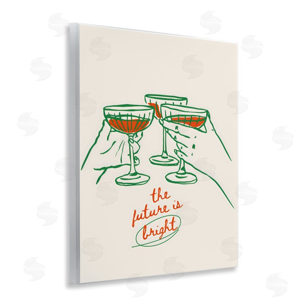 The Prints Vibe The Future Is Bright Toast Wall Plaque Printed Art