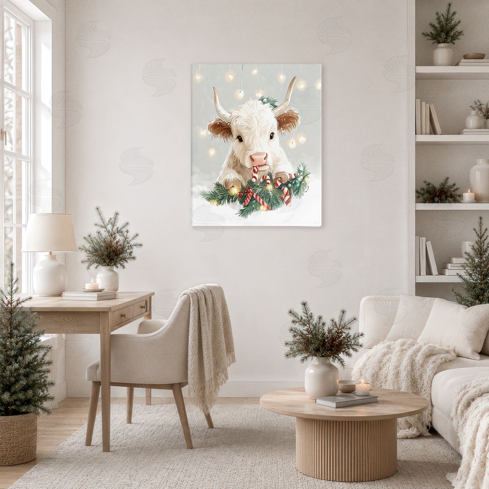 The Prints Vibe Christmas Cattle & Candy Canes