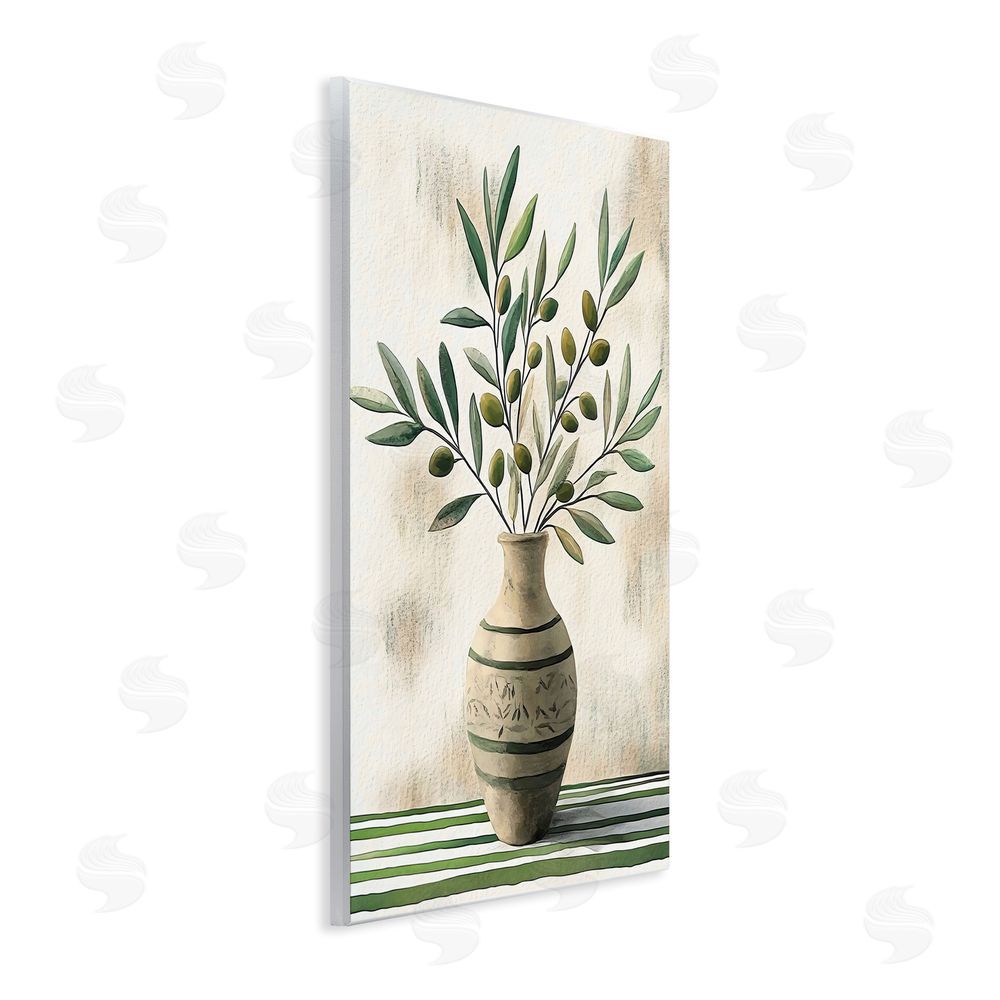 Creative Studio Vase of Olive Branches Wall Plaque Printed Art