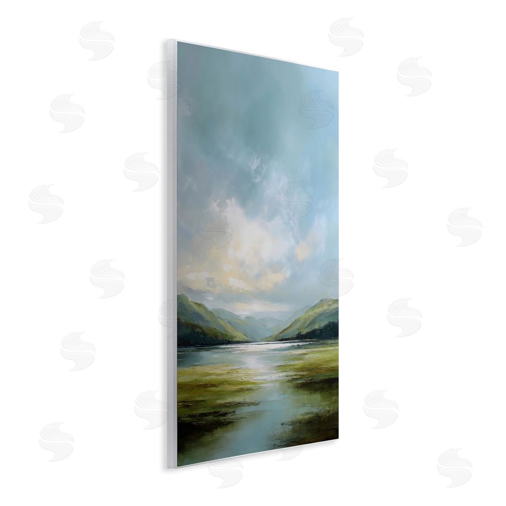 Petal Prints Design Here Comes Sun over Valley Wall Plaque Home Decor Art Print