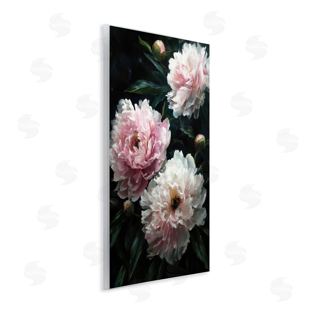 Petal Prints Design Soft Pink Peony Garden Wall Plaque Printed Art