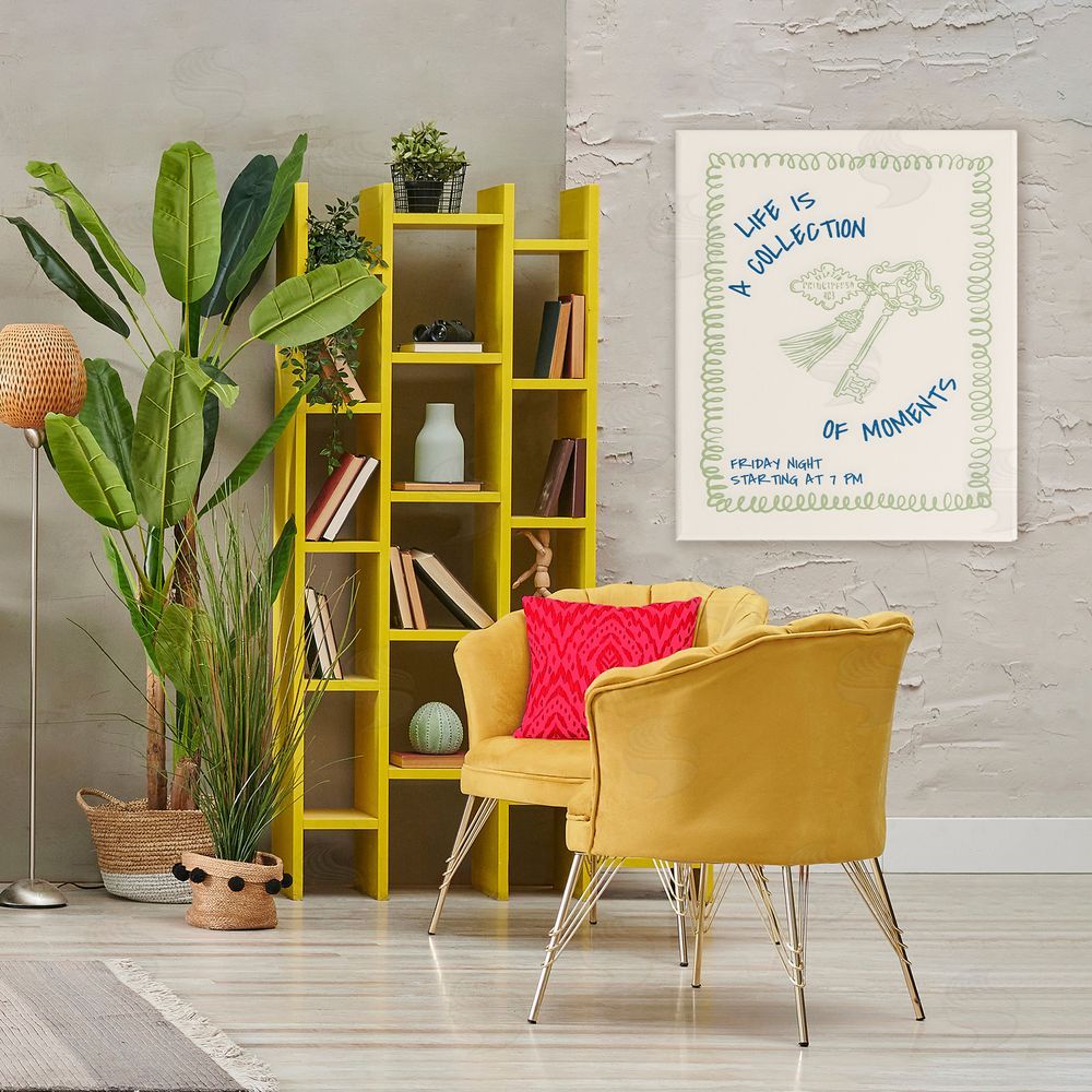 The Prints Vibe A Collection of Moments Stretched Canvas Wall Art Print in Room