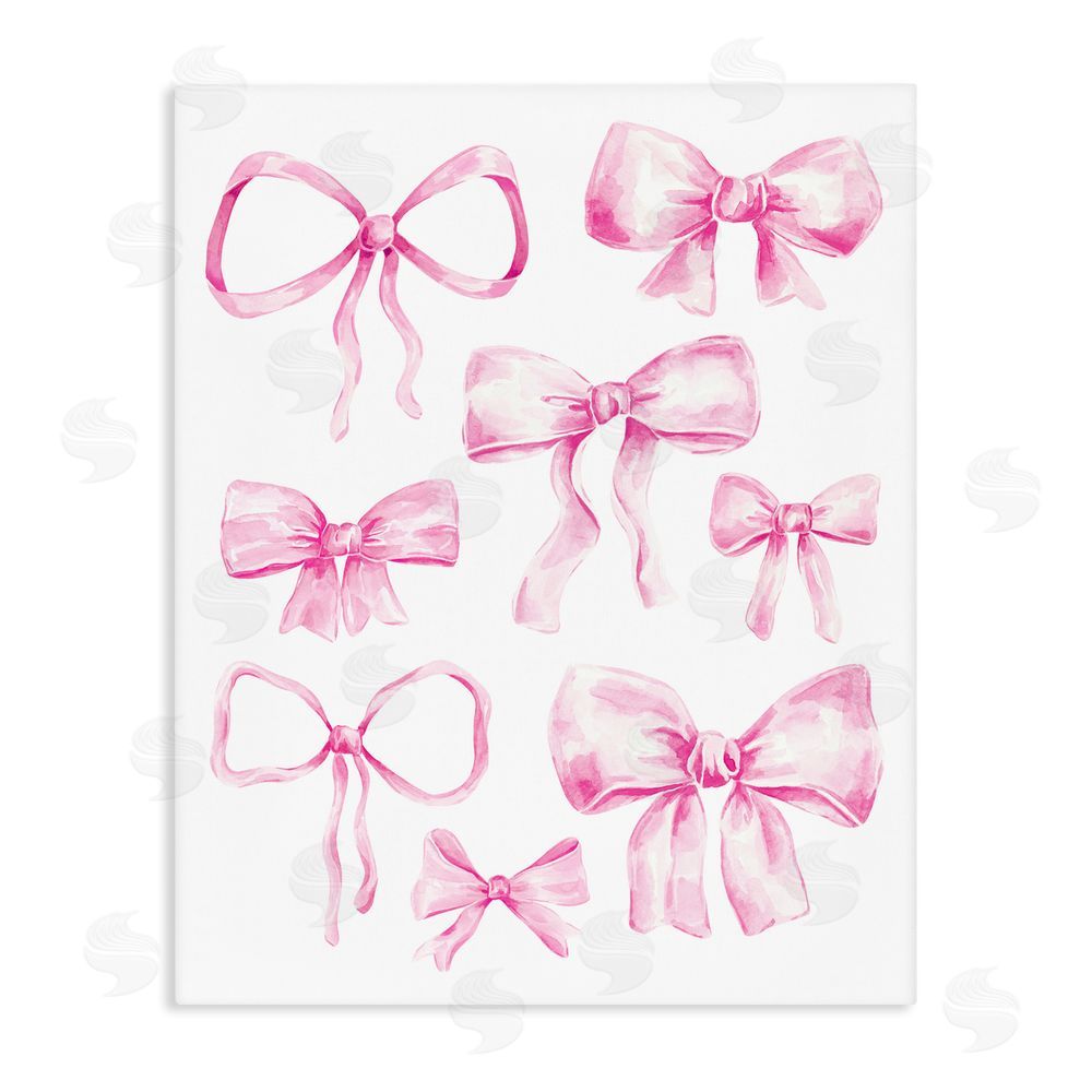 Bethany Sandoval Coquette Bow Collection Stretched Canvas Wall Art Print