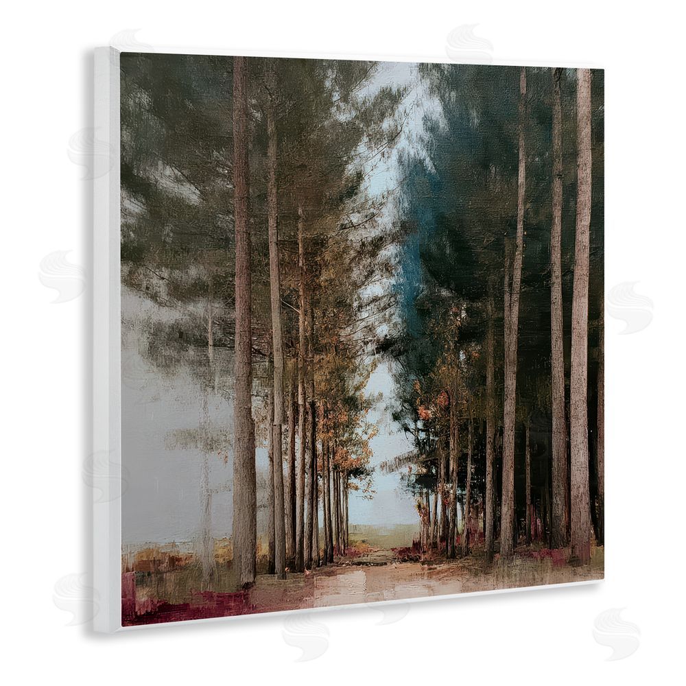 Kim Curinga Tall Trees Pathway Wall Plaque Printed Art