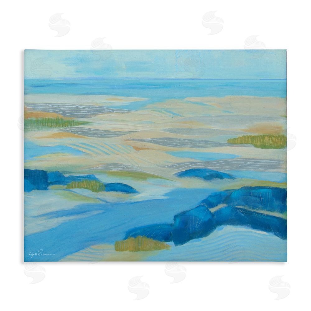 Lynn Ericson Fine Art Coastal Walk Among Dunes Stretched Canvas Wall Art