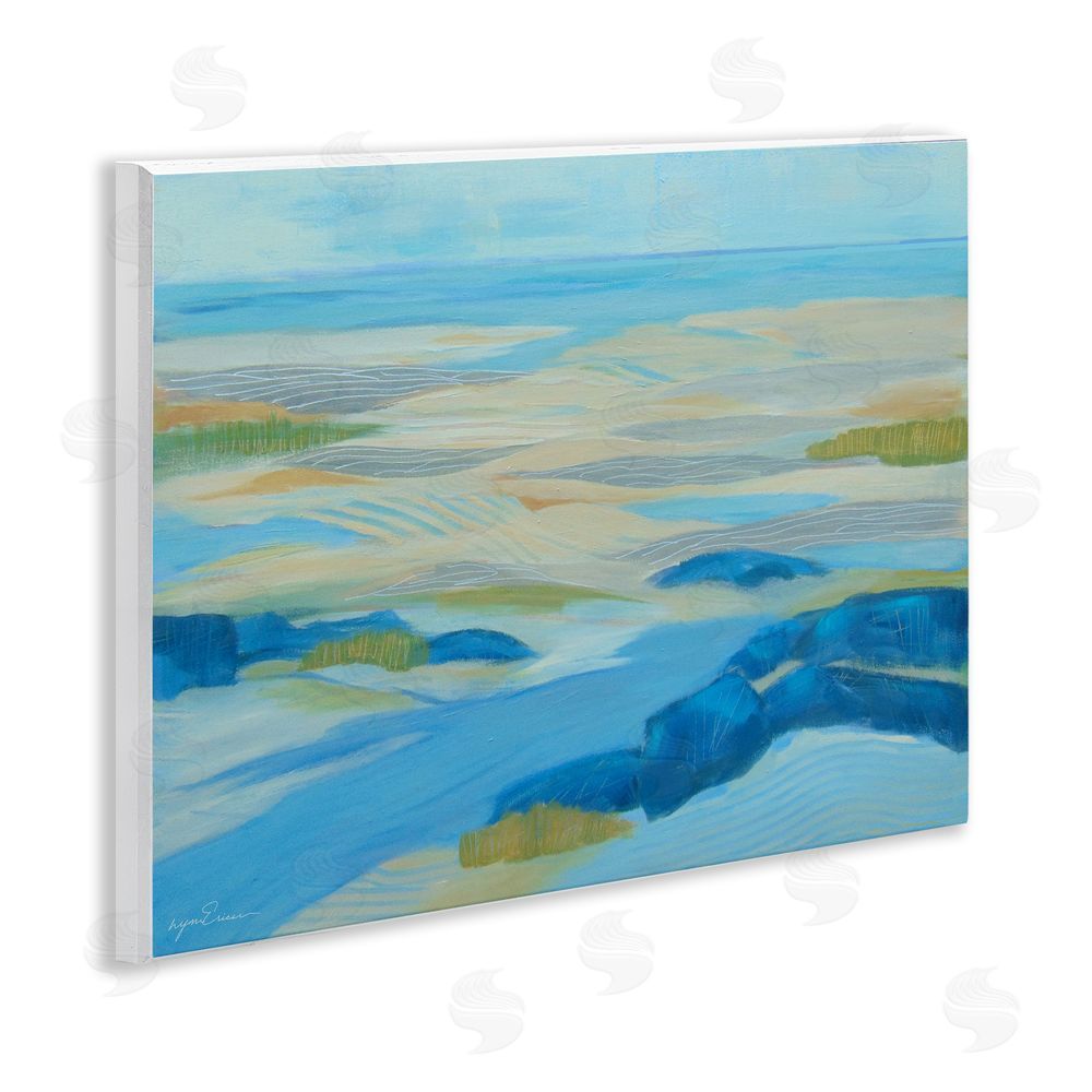 Lynn Ericson Fine Art Coastal Walk Among Dunes Wall Plaque with Fixed Lithograph Print