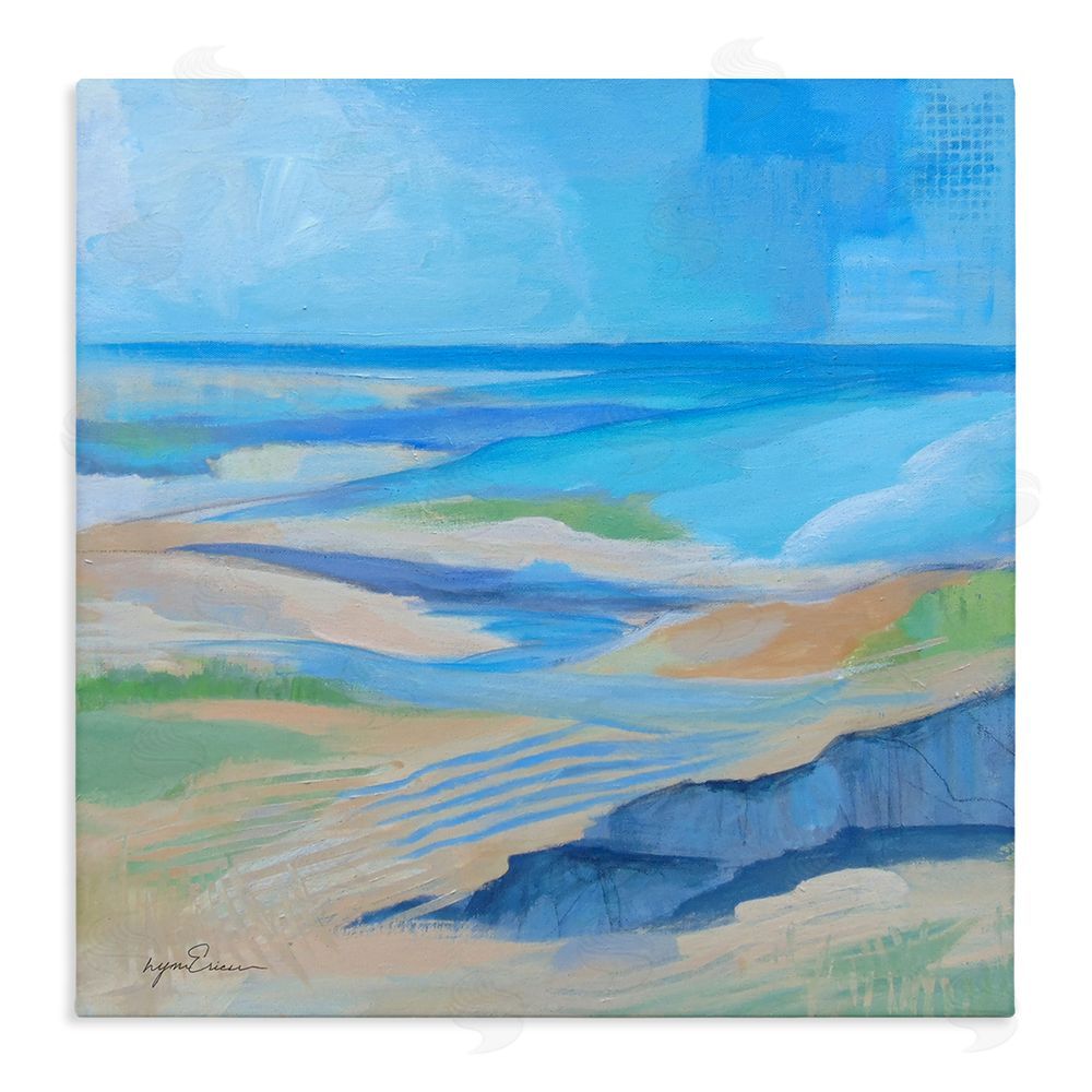 Lynn Ericson Fine Art After The Storm Beachscape Stretched Canvas Wall Art Print
