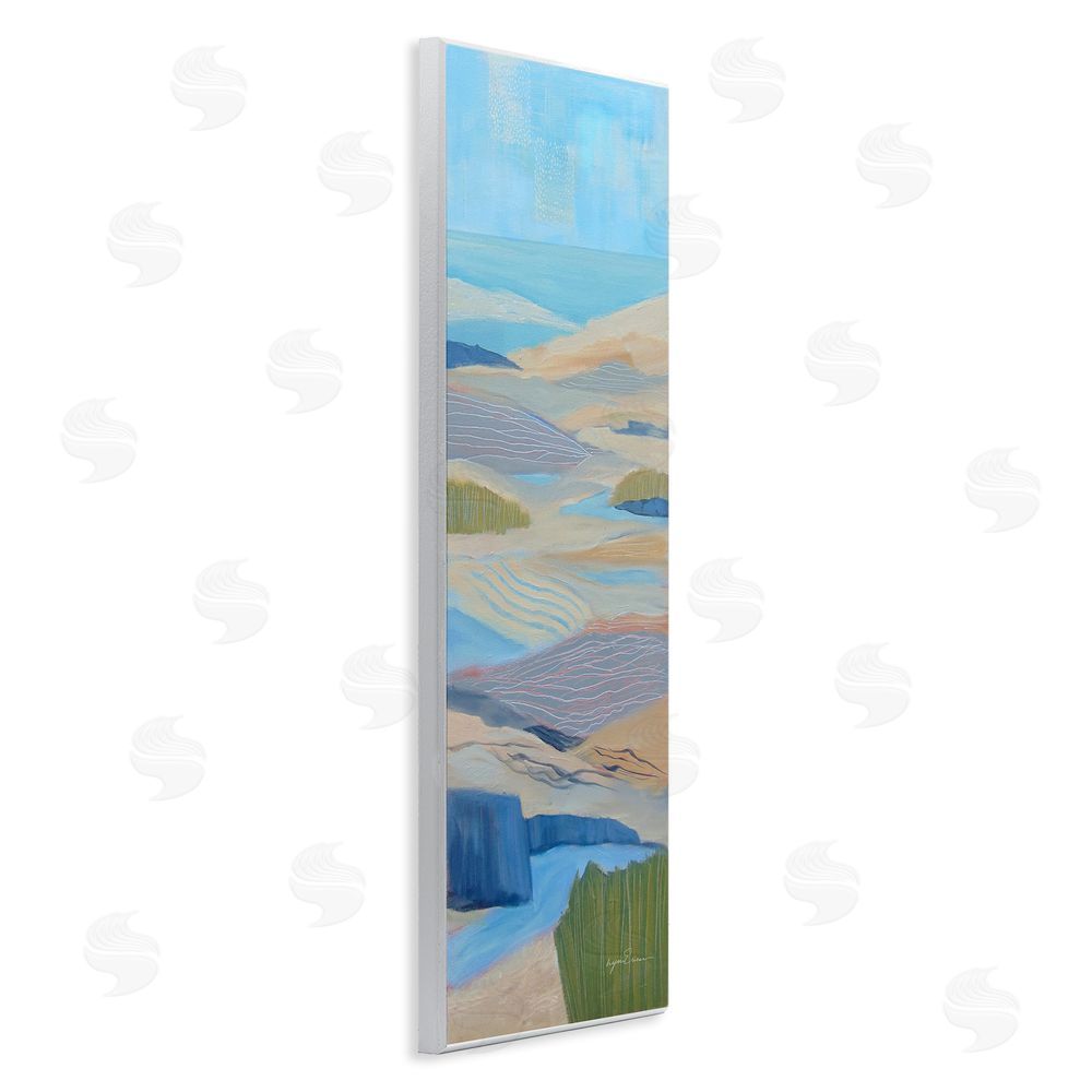 Lynn Ericson Fine Art Ebb & Flow Sand Dunes Wall Plaque with Fixed Lithograph Print