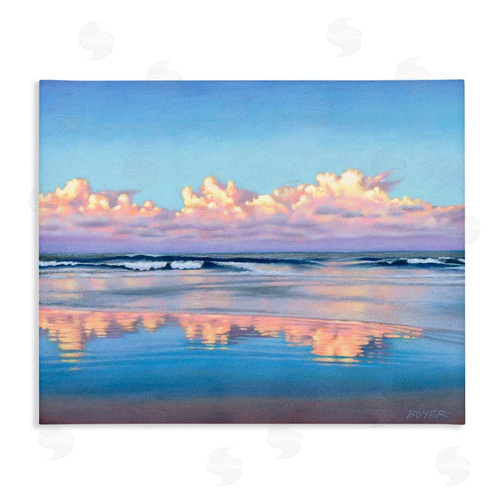 Susy Boyer Cloud Illusions Reflection Stretched Canvas Wall Art