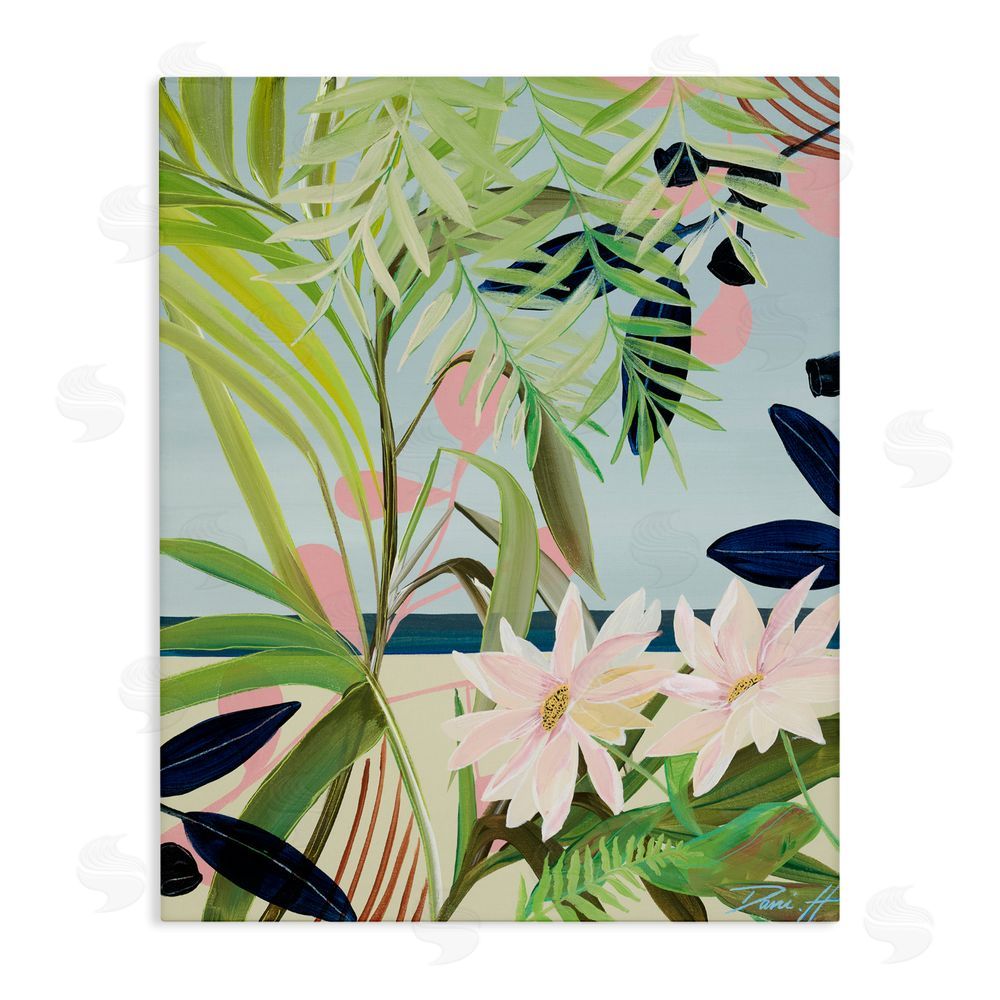 Dani Heyward Discovery of Lush Plants Stretched Canvas Wall Art