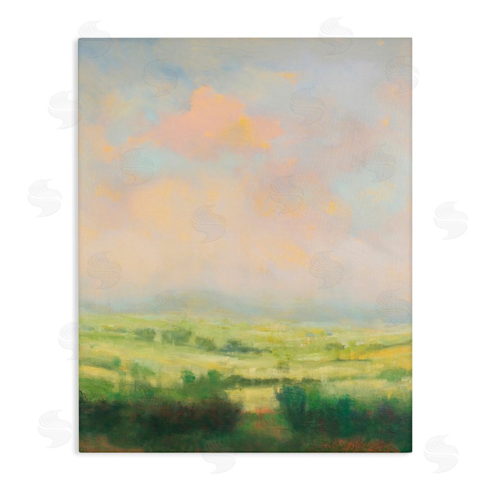 William McCarthy Springtime Farnese Landscape Stretched Canvas Wall Art Print