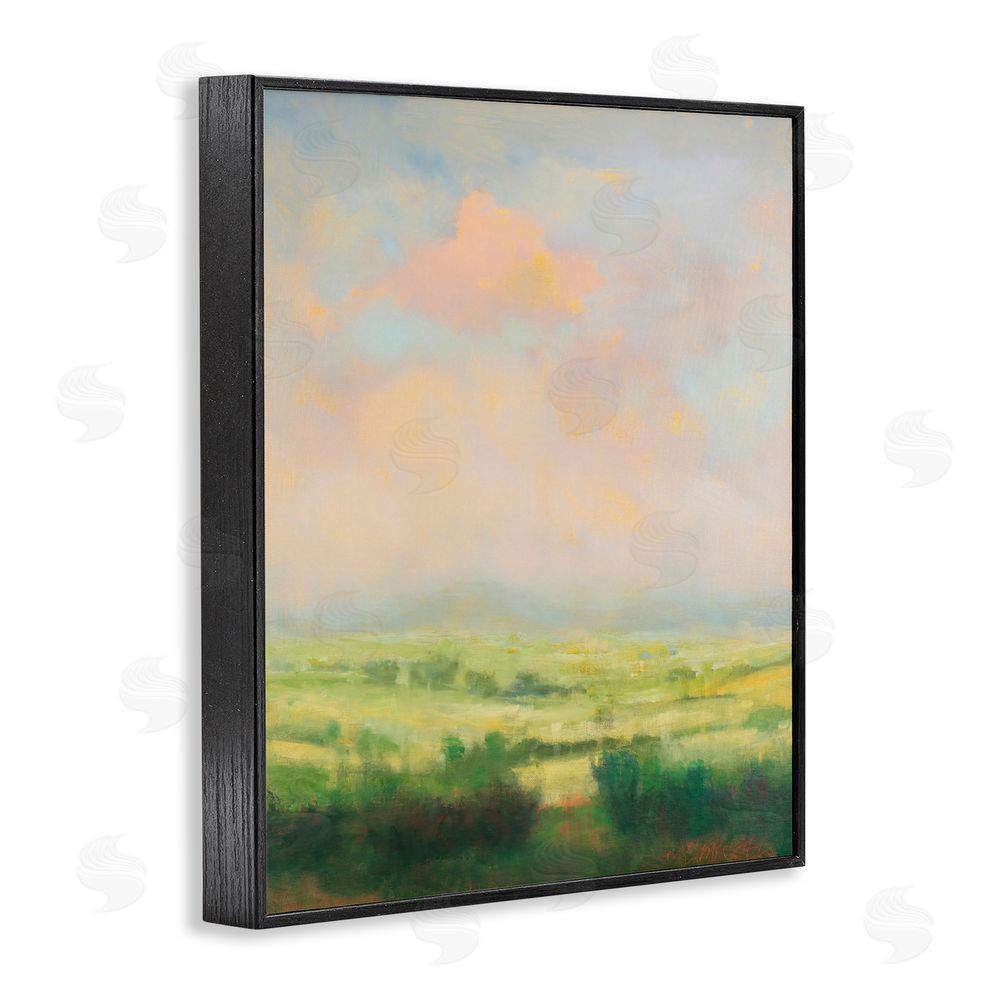 William McCarthy Springtime Farnese Landscape Black Framed Giclee Wall Art Print