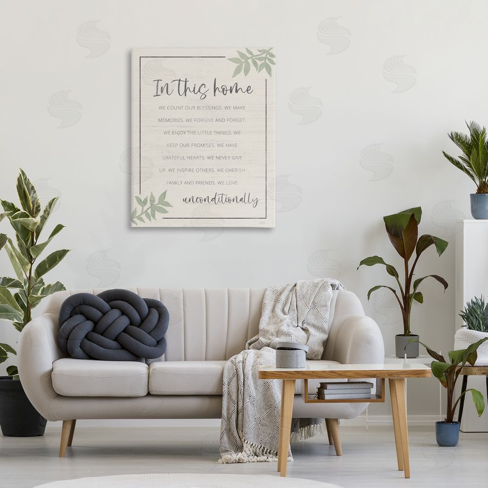Natalie Carpentieri We Love Unconditionally Stretched Canvas on Wall