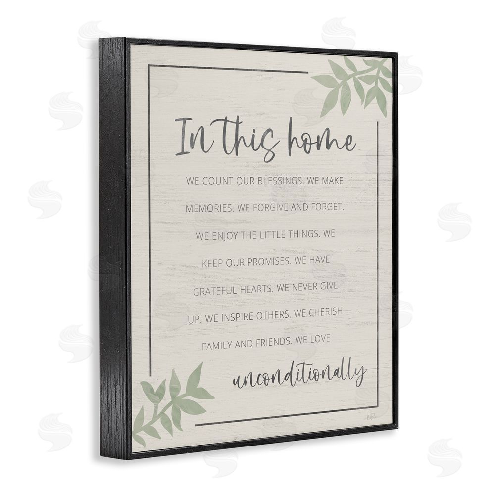 Natalie Carpentieri We Love Unconditionally Black Framed Giclee Wall Art Print