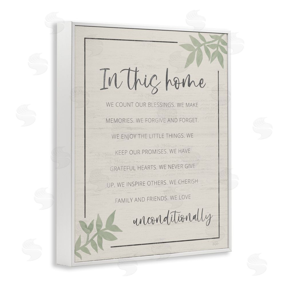 Natalie Carpentieri We Love Unconditionally White Framed Giclee Wall Art Print