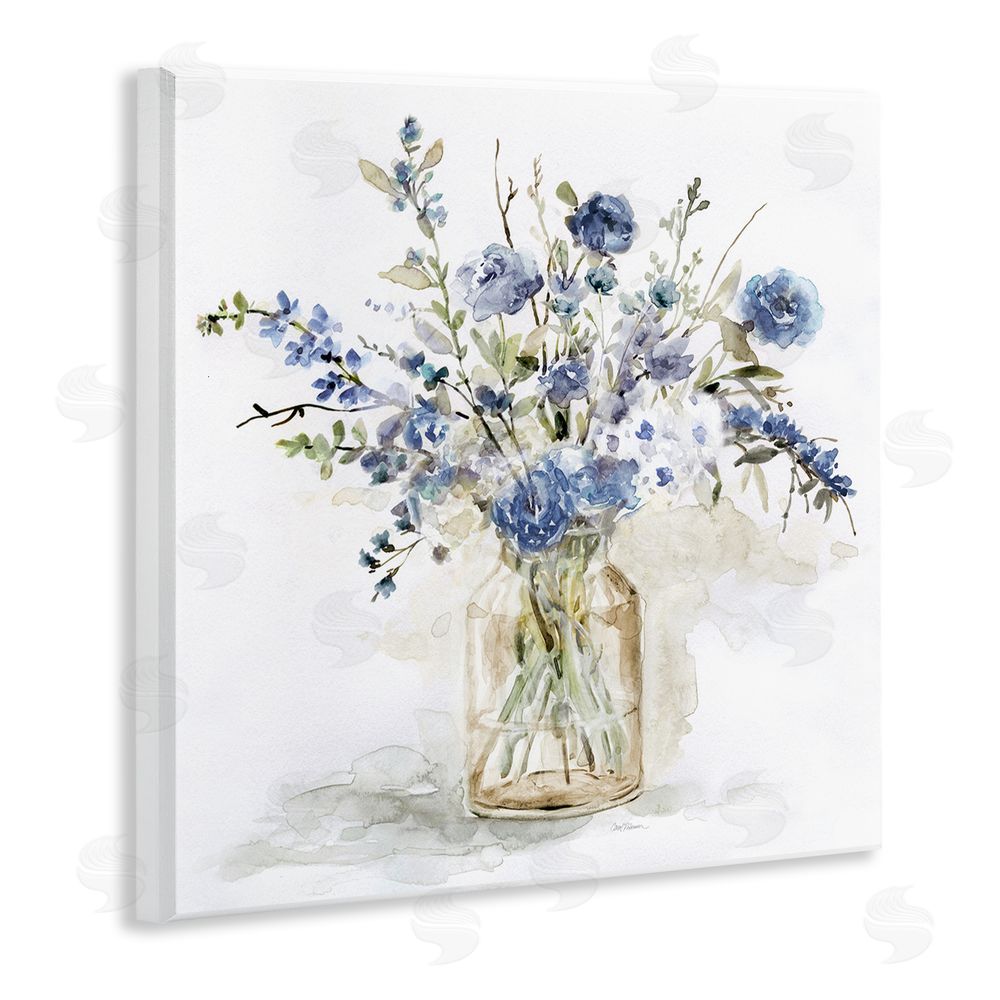 Carol Robinson Spring Floral Dollops Wall Plaque Printed Art