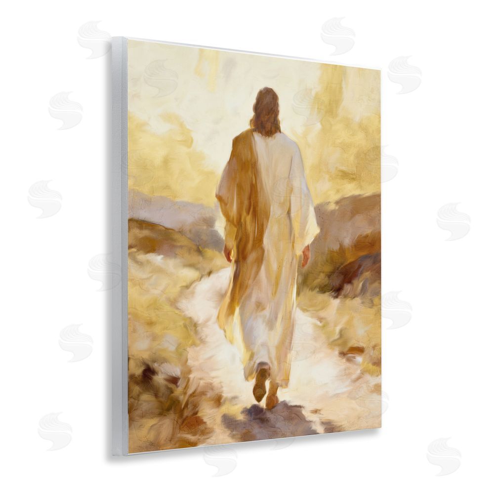Kim Allen Walk By Faith Sunset Wall Plaque Printed Art