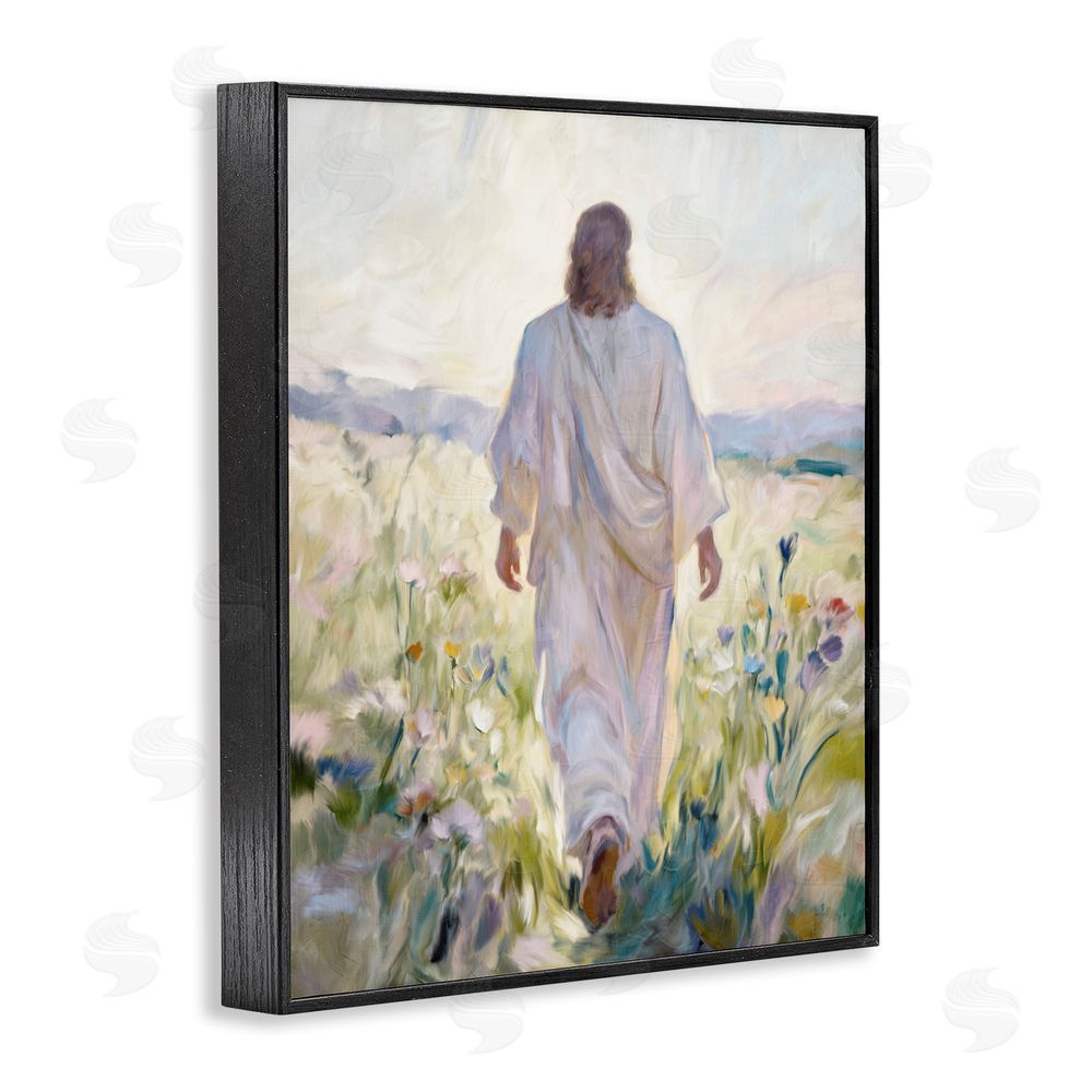 Kim Allen Wildflower Faithful Follower Black Framed Giclee Wall Art Print