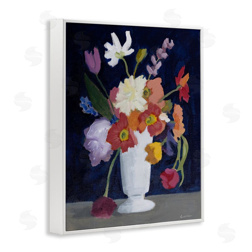 Pamela Munger Bountiful Collection of Florals White Framed Giclee Wall Art Print