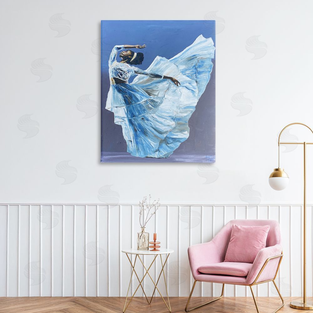 Lauren Luna Young Queen Dancer Stretched Canvas on Wall