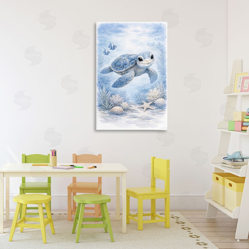 Tom Crehan Baby Blue Sea Turtle