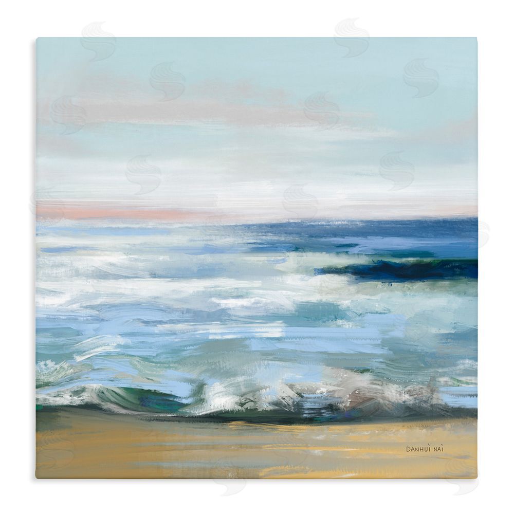 Danhui Nai Beauty Of The Beach Stretched Canvas Wall Art Print
