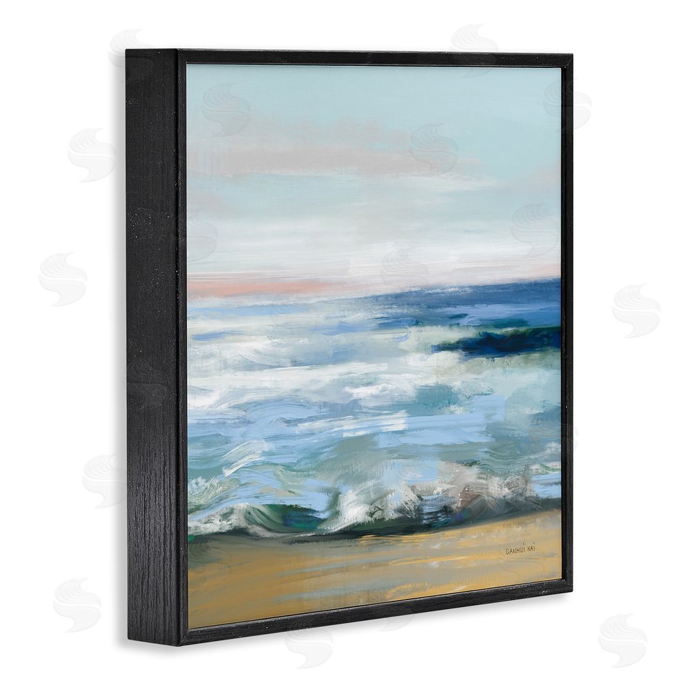 Danhui Nai Beauty Of The Beach Black Framed Giclee Wall Art Print