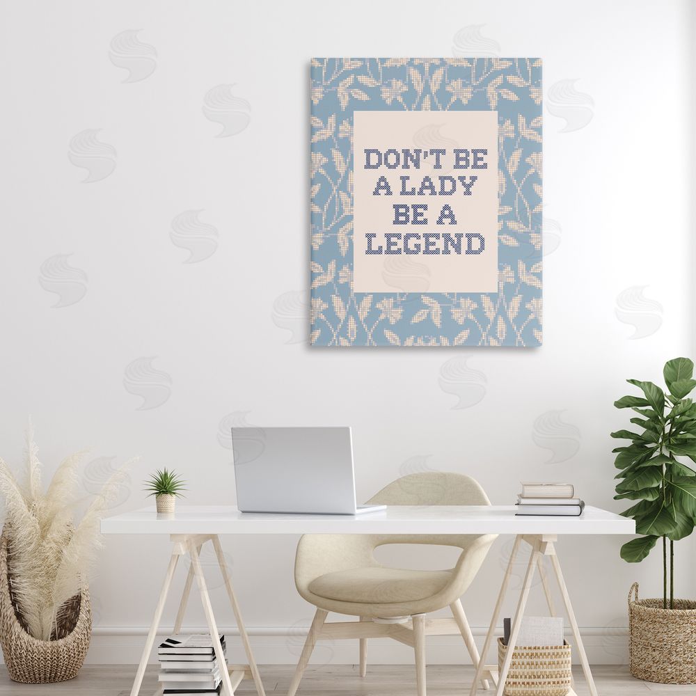 Lil' Rue Be A Legend Faux Cross Stitch