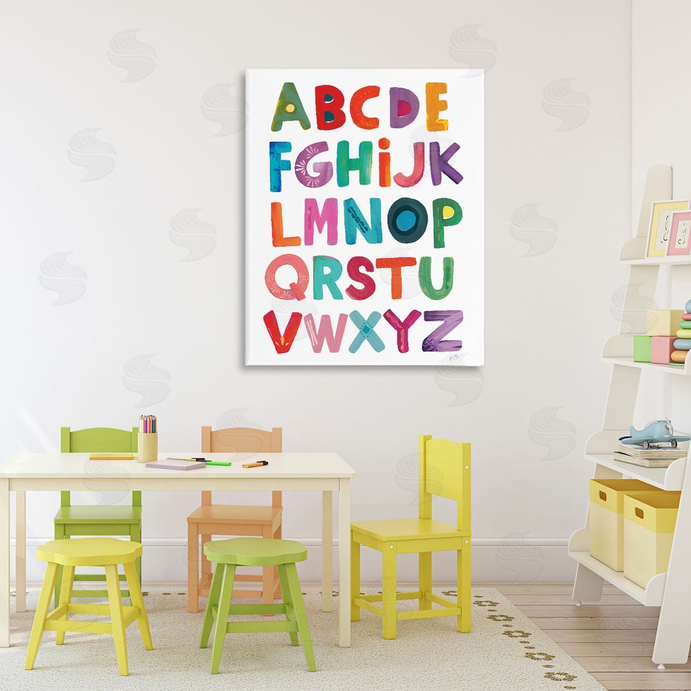 Kirsten Mohr Alphabet Letters in Fun Hues