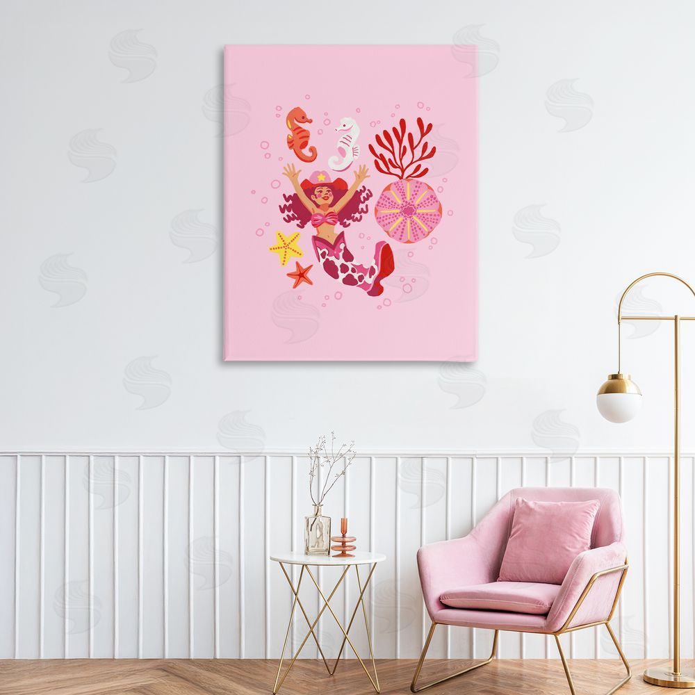 Ethel Fong Blush Coral Cowgirl