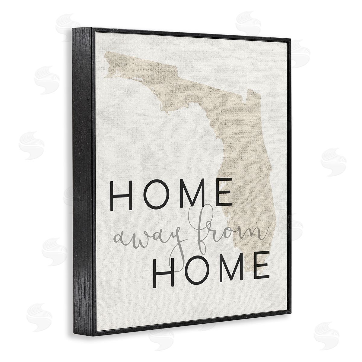 Home Sweet Florida Typography Black Frame Print Wall Art, Home Decor by Stupell Studio