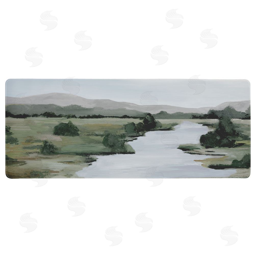 Hannah Dawson River Through Mountain Valley