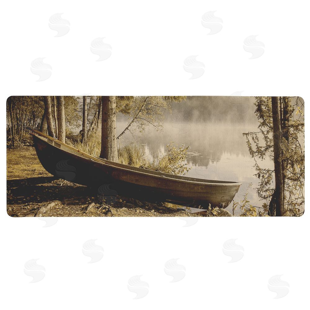 Lil' Rue Docked Boat on Forest's Edge