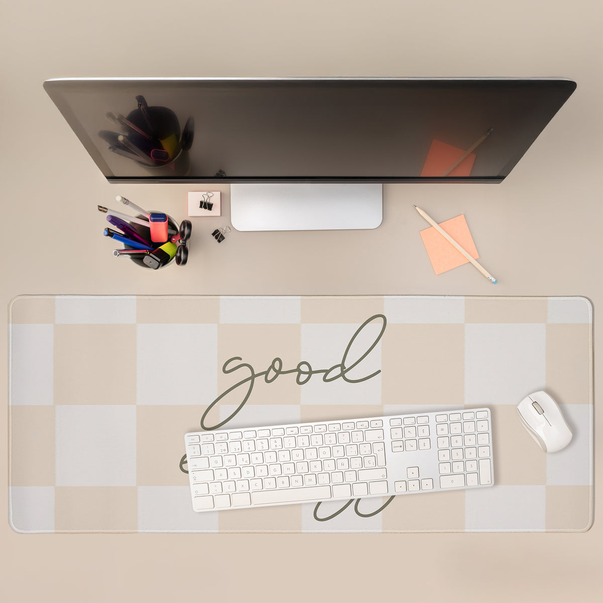 Lil' Rue Good Energy Minimalist Checkered